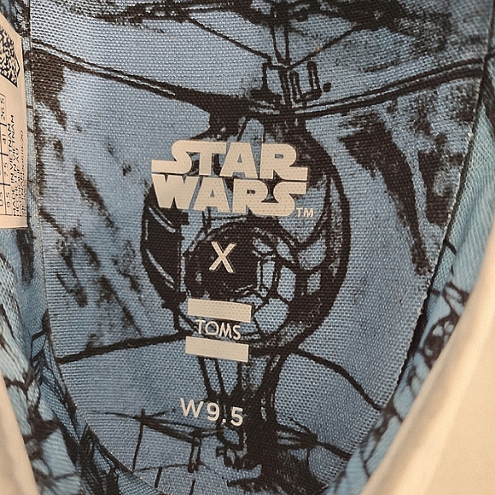 Star Wars X Toms Limited Edition Travel Lite Sneakers Size 9.5 - Picture 8 of 15